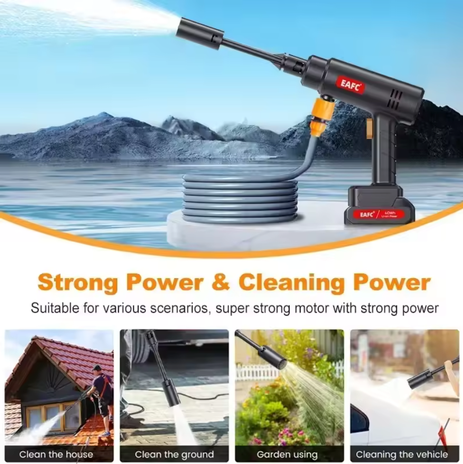 ZippyJet™ 60Bar Cordless High-Pressure Washer